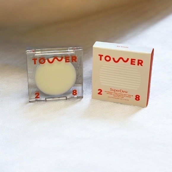 Tower 28 Super Dew Shimmer-Free Highlight Balm No Shade NIB - Picture 3 of 4
